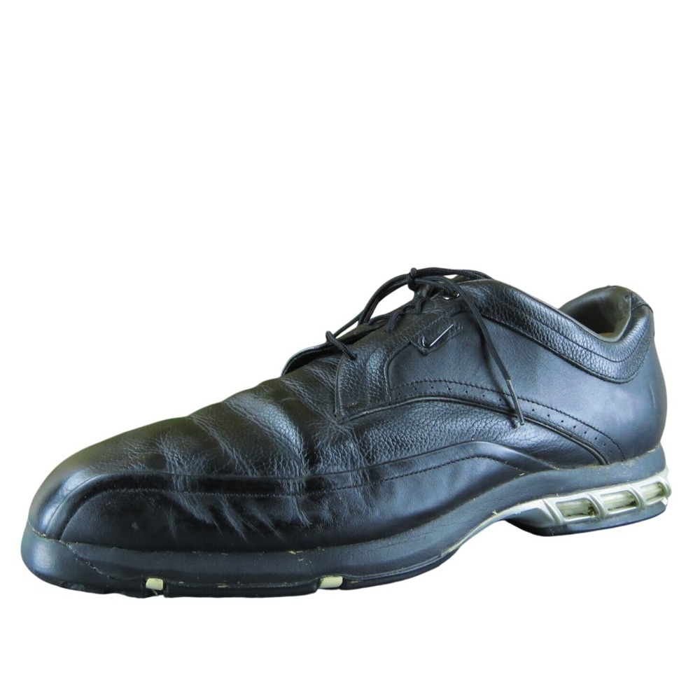Nike Men's Golf Zoom Air Sneaker Black Leather Size‎ 12M Gently Used 2025
